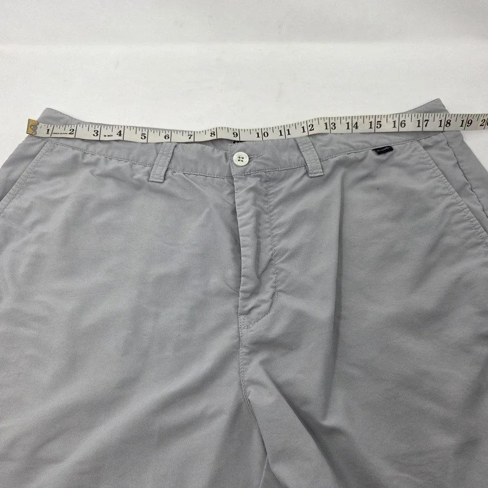 Travis Mathew Chino Shorts Men Size 36 Light Gray 11